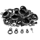 78pcs Telescopic Fishing Rod Guide Tip Repair Kit DIY Rod Eye Rings with Box