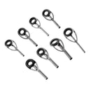78pcs Telescopic Fishing Rod Guide Tip Repair Kit DIY Rod Eye Rings with Box