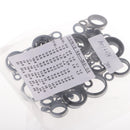 78pcs Telescopic Fishing Rod Guide Tip Repair Kit DIY Rod Eye Rings with Box