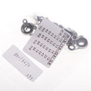 29pcs Fishing Rod Pole Guides Tip Eye Ring for Building Diameter 1.0-12mm