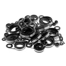 41x Fishing Rod Guide Building Ring DIY Rod Repair Kit Ceramic Ring Top Tip Reel Care Accessories