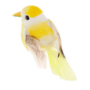 Set of 6 Artificial Foam Birds for Decoration, Floral Arrangements and Arts & Crafts