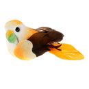 Set of 6 Artificial Foam Birds for Decoration, Floral Arrangements and Arts & Crafts