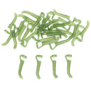 30pcs 0.79'' Rubber Line Aligners Pop Up Hook Aligners Sleeve Carp Fishing Hair Rigs Tackle