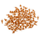 Lot 100pcs Bait Screws for Carp Fishing Tackle Boilie Bait Pop Up Chod Rigs 10mm