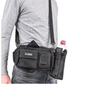 Adjustable Strap Fishing Tackle Bag Fishing Waist Pack Bum Bag Fanny Pack with Detachable Left / Right Water Bottle Pocket
