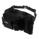 Adjustable Strap Fishing Tackle Bag Fishing Waist Pack Bum Bag Fanny Pack with Detachable Left / Right Water Bottle Pocket