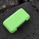 Waterproof Double Sided Tackle Organizer Case Lure Hook Box w/ Clear Windows & Silicone Seal