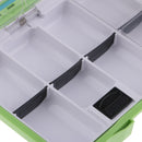 Waterproof Double Sided Tackle Organizer Case Lure Hook Box w/ Clear Windows & Silicone Seal