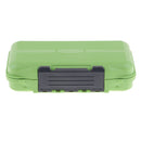 Waterproof Double Sided Tackle Organizer Case Lure Hook Box w/ Clear Windows & Silicone Seal
