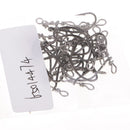 20pcs High Carbon Steel Fishing Hook & Double Hole Swivel for Fishing Lure