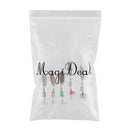 5pcs Spinnerbait Fishing Lures Spinners Bait Spoons Sequins Lures Crankbaits for Bass/Trout/Salmon/Walleye/Perch