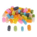 50pcs PVA Nuggets Water Soluble Pop Up Rig Foam