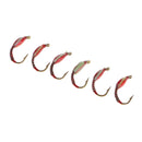 6pcs Buzzer Nymph Flies Trout Fishing Lure Bait Vivid Fly Fishing Flies Set