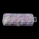 10 Pieces Lifelike Fishing Lures Bass Trout Bait Crankbait Fishing Hard Plastic Bait