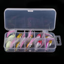 10 Pieces Lifelike Fishing Lures Bass Trout Bait Crankbait Fishing Hard Plastic Bait
