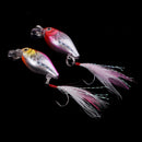 10 Pieces Lifelike Fishing Lures Bass Trout Bait Crankbait Fishing Hard Plastic Bait