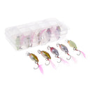 10 Pieces Lifelike Fishing Lures Bass Trout Bait Crankbait Fishing Hard Plastic Bait