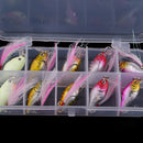 10 Pieces Lifelike Fishing Lures Bass Trout Bait Crankbait Fishing Hard Plastic Bait