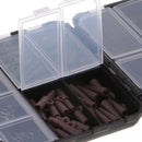 151pcs/box Fishing Accessories Hooks Snaps Safety Lead Clip/Rig Tube/Baiting Needle Carp Fishing Tackle Box