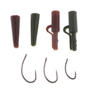 151pcs/box Fishing Accessories Hooks Snaps Safety Lead Clip/Rig Tube/Baiting Needle Carp Fishing Tackle Box