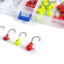 50pcs Super Sharp Lead Head Fishing Hooks for Soft Lures Earthworm Lobster