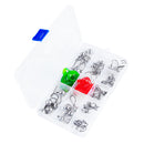45pcs Lead Head Fishing Hooks Set Jig Fishhook Fising Accessories with Box for Soft Lures Earthworm Lobster