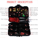 138pcs Soft Fishing Lure Accessories Box Set Hooks Swivels Beans Stop Sinker O-shape Ring Fishing Leader Wire