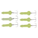 3pcs 3.5cm Artificial Bionics Metal Sequins Fishing Bait Treble Hooks 5g