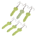 3pcs 3.5cm Artificial Bionics Metal Sequins Fishing Bait Treble Hooks 5g