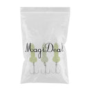 3pcs 3.5cm Artificial Bionics Metal Sequins Fishing Bait Treble Hooks 5g