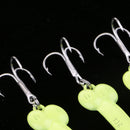3Pcs 4.5cm Artificial Simulation Metal Sequins Metal Sequins Fishing Hooks