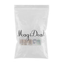 69pcs/box Brass Fishing Weights Sinkers Split Rings Jig Hooks Duolock Snaps Luminous Beads Set