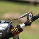 5pcs Fishing Spinners Spoon Baits Sequins Fishing Lures Hard Baits for Bass Trout Salmon Walleye