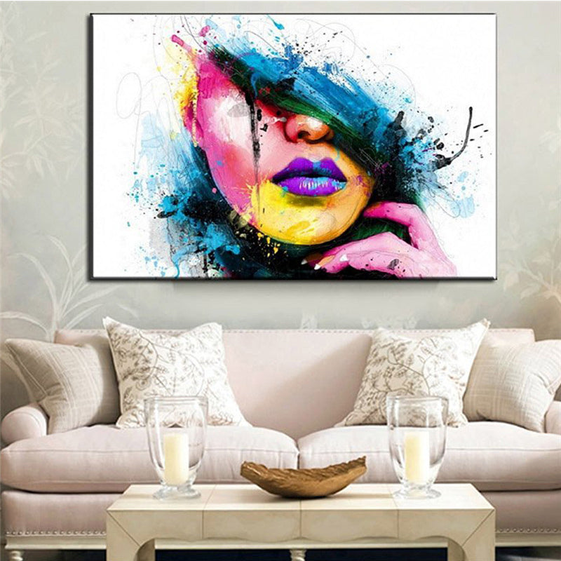 Miico Hand Painted Oil Paintings People Modern Stretched On Canvas Wall Art For Home Decoration 30x40cm