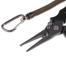 Fishing Pliers Aluminum Alloy Mix Titanium Coating Hook Removers Line Cutter