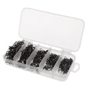 150pcs Stainless Steel Rolling Swivel with Coast Lock Snaps Fishing Lure Hook Line Connectors 1# 2# 4# 6# 8