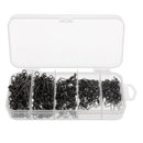 150pcs Stainless Steel Rolling Swivel with Coast Lock Snaps Fishing Lure Hook Line Connectors 1# 2# 4# 6# 8