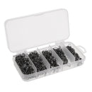 290Pcs High Strength Rolling Swivel with Safety Snaps Fishing Line Hook Connectors 2# 4# 6# 8# 10