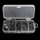 290Pcs High Strength Rolling Swivel with Safety Snaps Fishing Line Hook Connectors 2# 4# 6# 8# 10