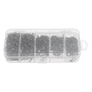 290Pcs High Strength Rolling Swivel with Safety Snaps Fishing Line Hook Connectors 2# 4# 6# 8# 10