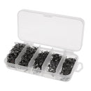 290Pcs High Strength Rolling Swivel with Safety Snaps Fishing Line Hook Connectors 2# 4# 6# 8# 10
