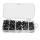 290Pcs High Strength Rolling Swivel with Safety Snaps Fishing Line Hook Connectors 2# 4# 6# 8# 10