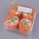 8pcs Round Reels Bobbins Spools Hook Line Rig Trace Storage Fishing Tackle