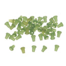 50pcs Carp Rig Ring Stops Rubber Shank Hook Stops Beads Buffer Baits Holder