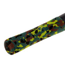 Detachable Ice Fishing Rod 2 Sections Micro Spinning Rod Green Winter Travel Pole for Fishing on Boat Dams or Ice