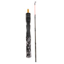 Detachable Ice Fishing Rod 2 Sections Micro Spinning Rod Winter Travel Pole for Fishing on Boat Dams or Ice