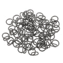 50pcs Carp Fishing Rigs Solid Ring with Oval Rig Ring Carp Fishing Accessoires