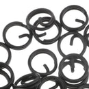 50pcs Stainless Steel Double Split Ring Double Rings Fishing Covert Q Rings Diameter 6mm