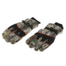 1 Pair Camouflage Hunting Gloves Full Fingers Gloves Warm Outdoor Sport Photography Fishing Gloves with Adjustable Wrist